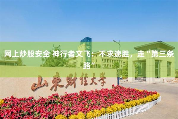 网上炒股安全 神行者文飞：不求速胜，走“第三条路”